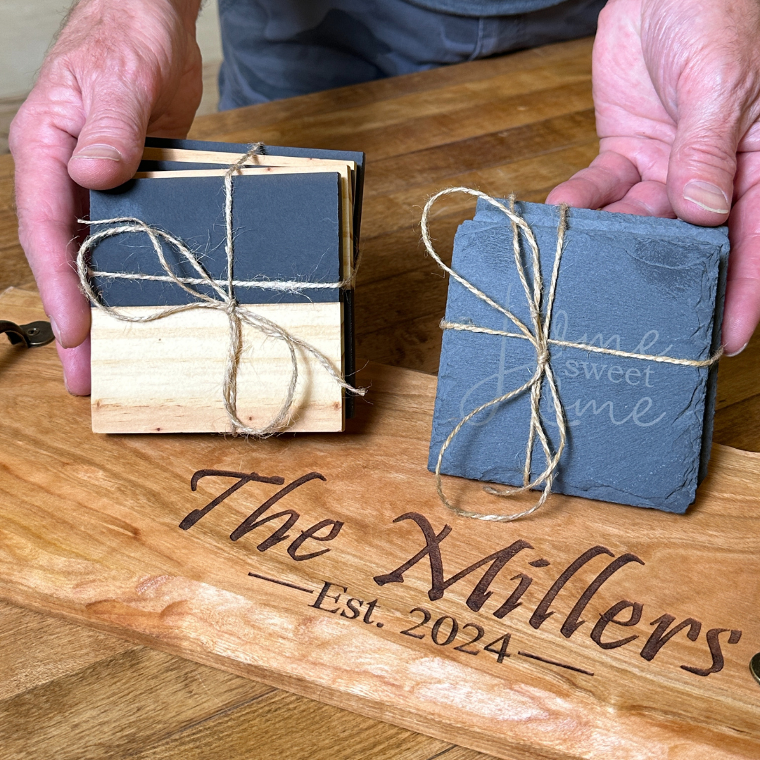 Wood/Epoxy Coasters
