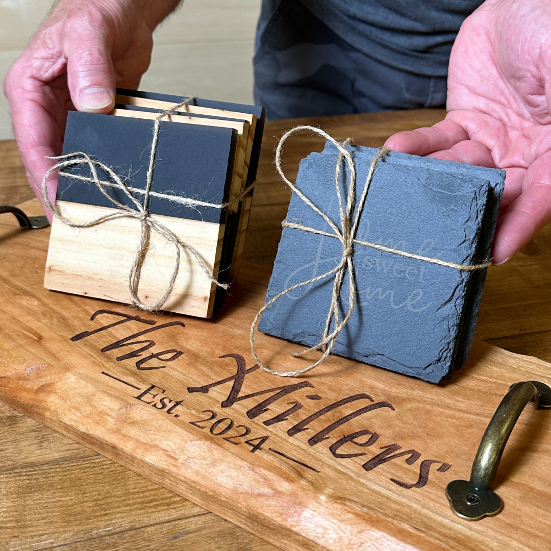 Wood/Epoxy Coasters